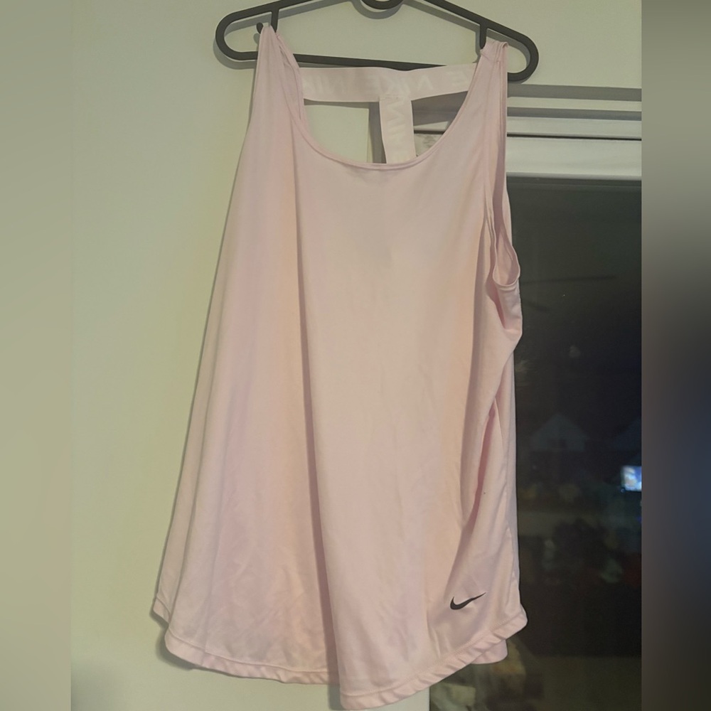 Nike Women's Light Pink Tank Top
